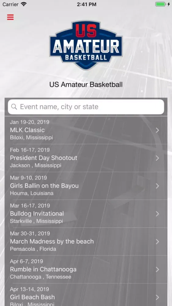 تصاویر MS & LA US Amateur Basketball