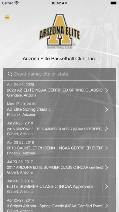 Arizona Elite Basketball Club應用截圖
