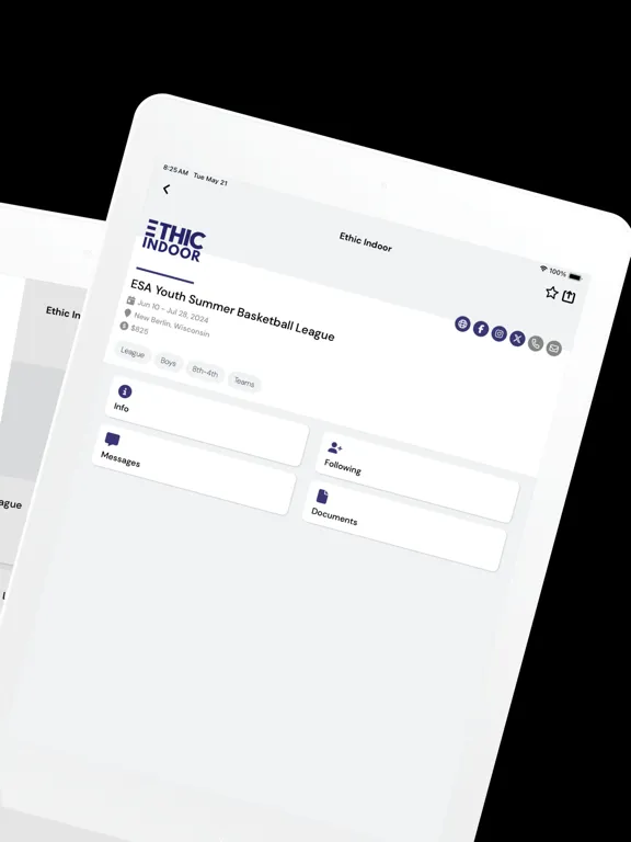 Ethic Indoor iPad  স্ক্রিনশট