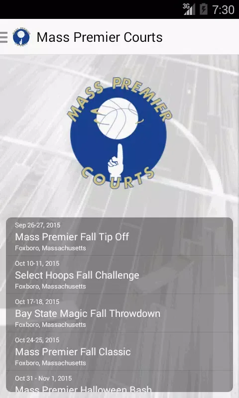 Mass Premier Courts Screenshots
