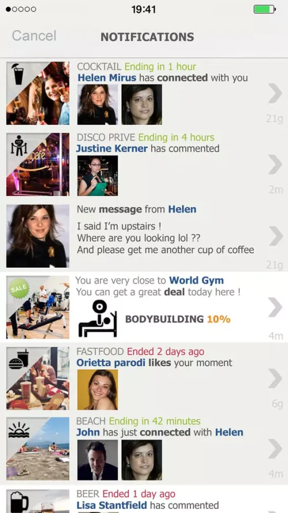 Скриншоты Expreem - Meet New People Nearby, Find Friends and Local Activities