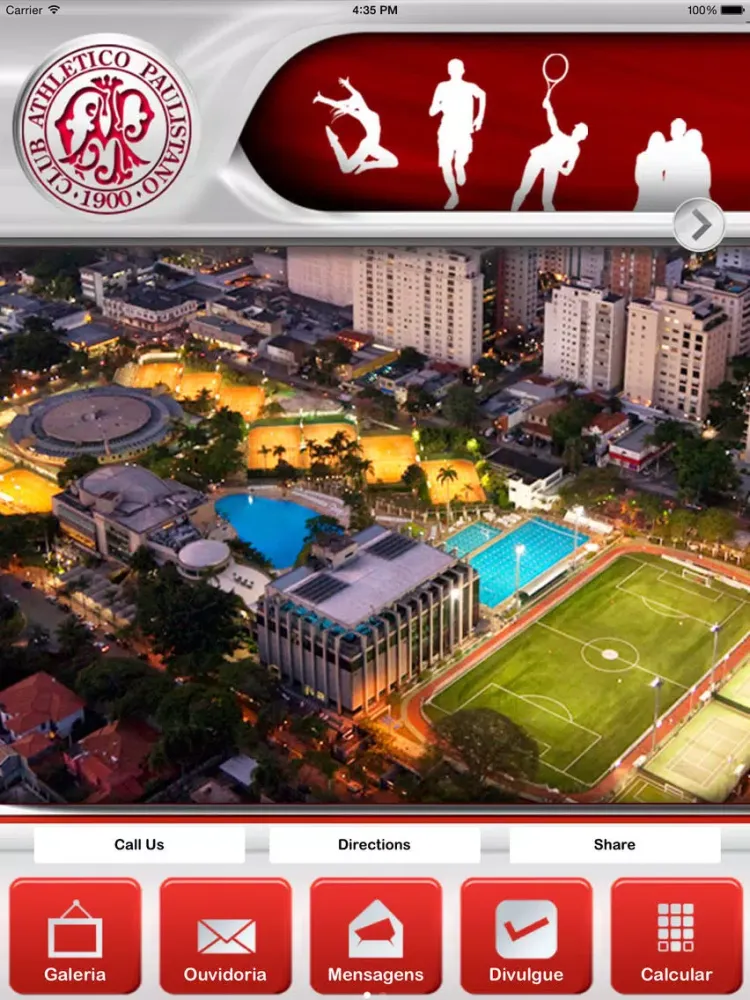 Capturas de pantalla de Club Athletico Paulistano iPad 