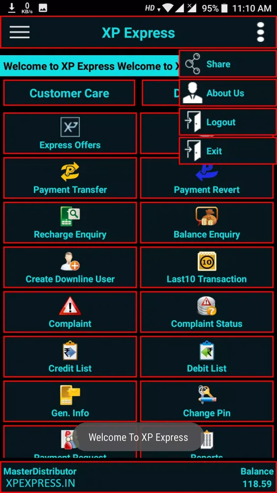 Capturas de pantalla de XP Express