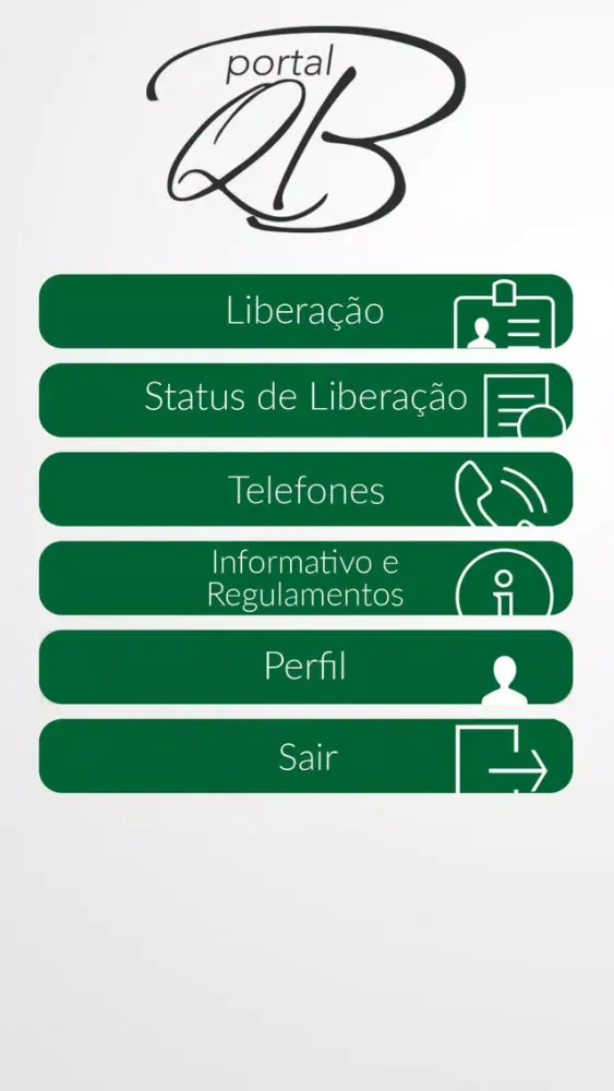 Ảnh chụp màn hình của Portal QB