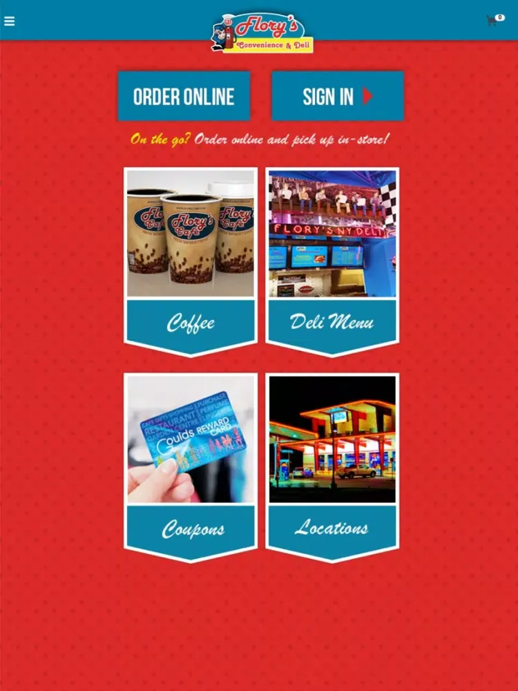 Capturas de tela do Flory's Convenience and Delis iPad 