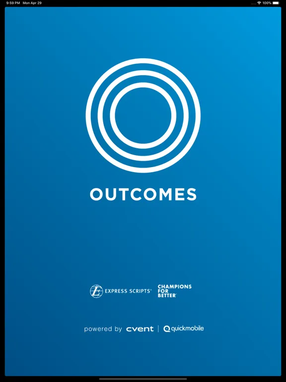 Screenshot di Outcomes 2019 iPad 