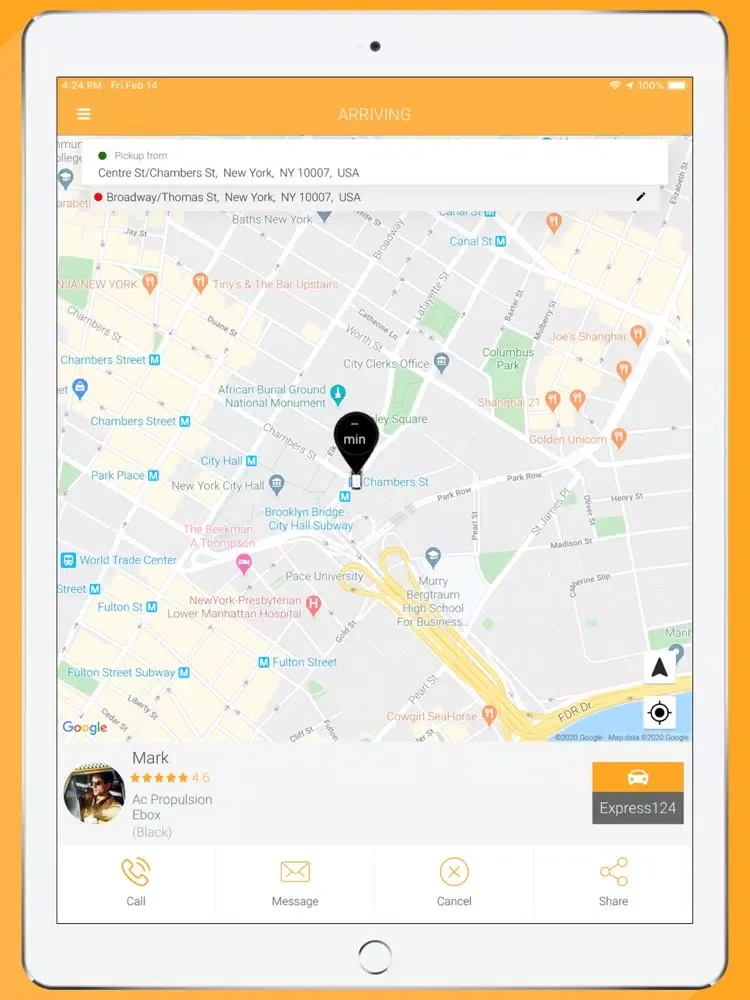 Express Service Transportation iPad  سکرین شاٹس