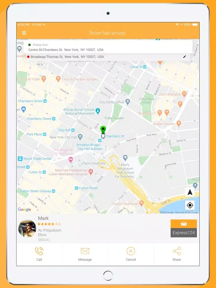 Express Service Transportation iPad  سکرین شاٹس