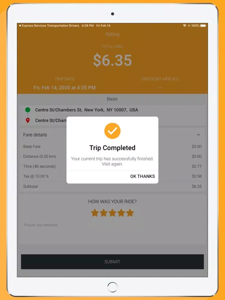 Express Service Transportation iPad  سکرین شاٹس