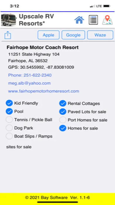 Upscale RV Resorts Screenshots