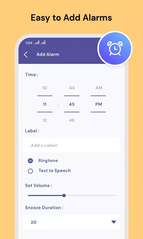 Wake Up Alarm Clock 스크린샷