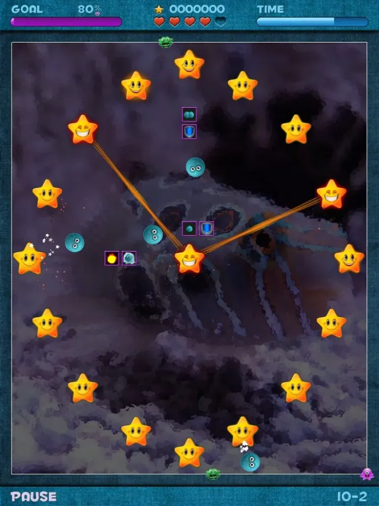 Capturas de tela do Blubbles - The Bubbles From Outer Space vs. Captain Octopus iPad 