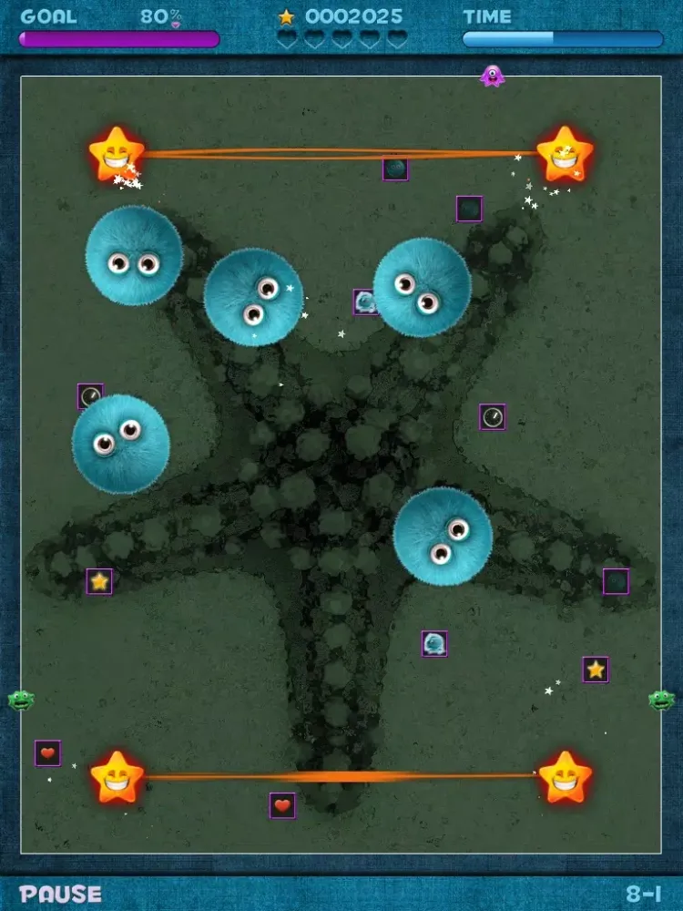 Capturas de tela do Blubbles - The Bubbles From Outer Space vs. Captain Octopus iPad 