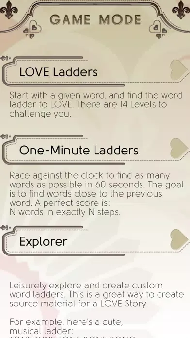 Captures d'écran de LOVE Ladders