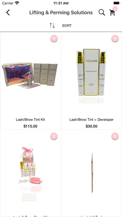Ảnh chụp màn hình của Exquisite Lash