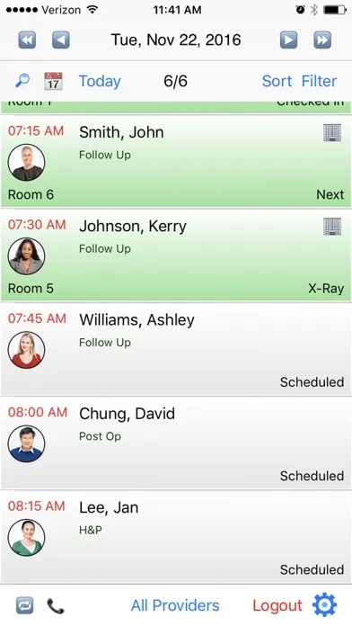 Screenshot di Exscribe Mobile EHR