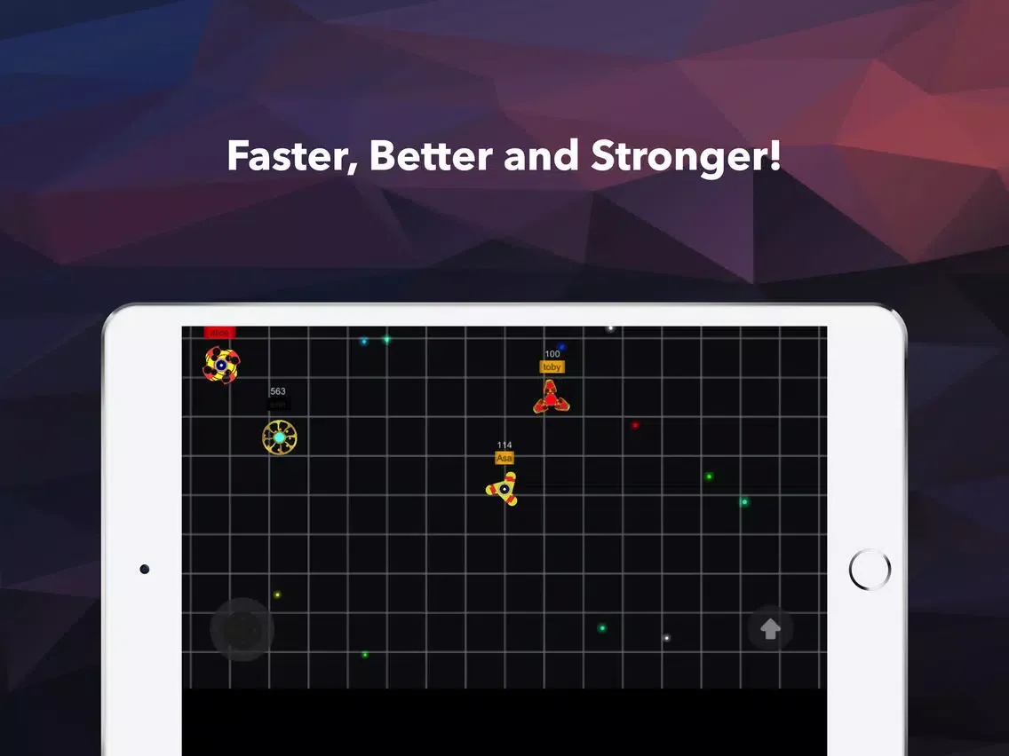 Tangkapan skrin spinner battle - spinz.io new edition iPad 