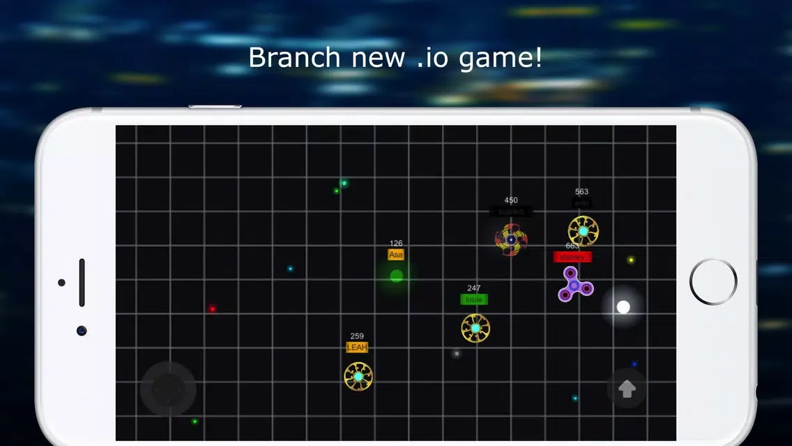 Tangkapan skrin spinner battle - spinz.io new edition