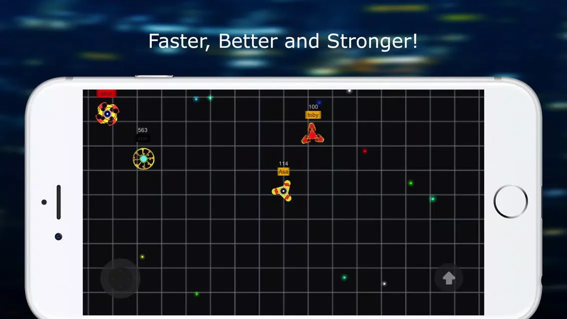 Tangkapan skrin spinner battle - spinz.io new edition