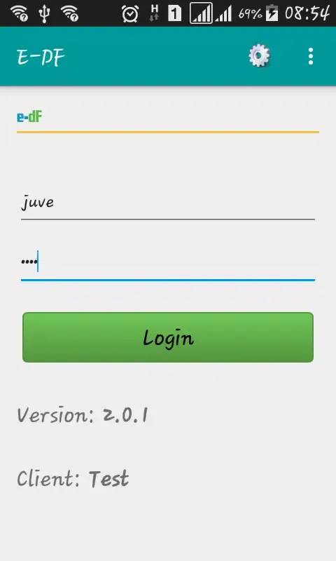 E Data Form Screenshots