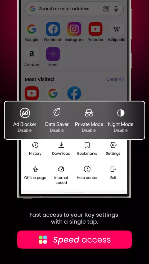 صور Exspeed Private Web Browser