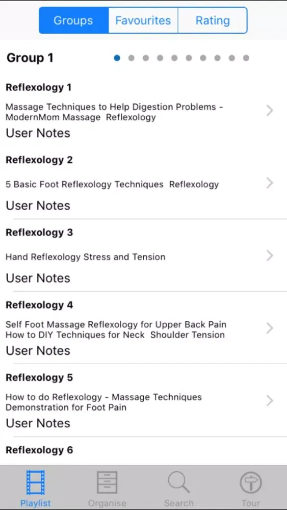 Reflexology スクリーンショット