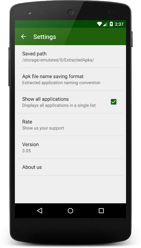 Apk Extractor Screenshots