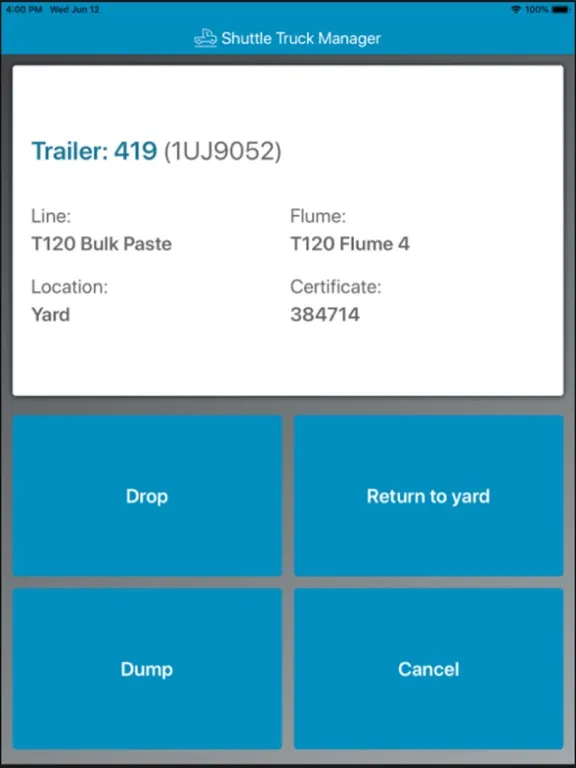 ExtendAg ShuttleQ iPad  Screenshots