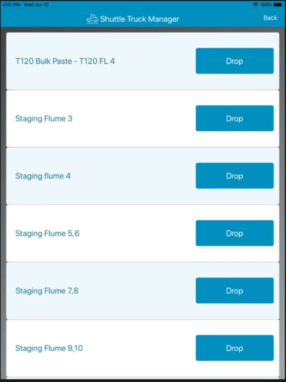 ExtendAg ShuttleQ iPad  Screenshots