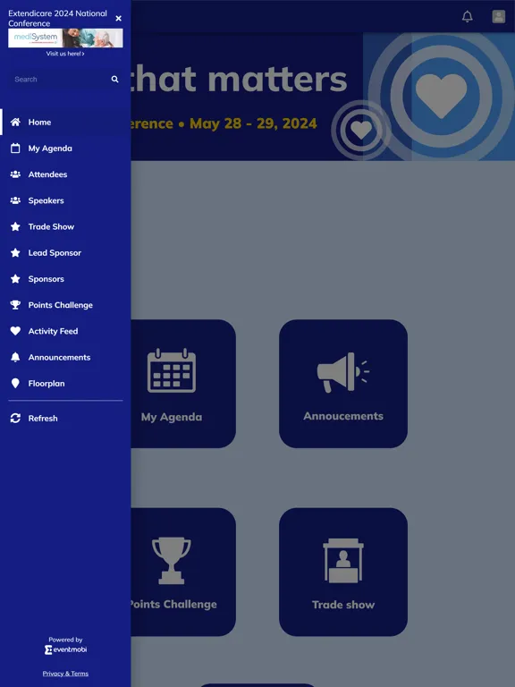 Скриншоты Extendicare 2024 Conference iPad 