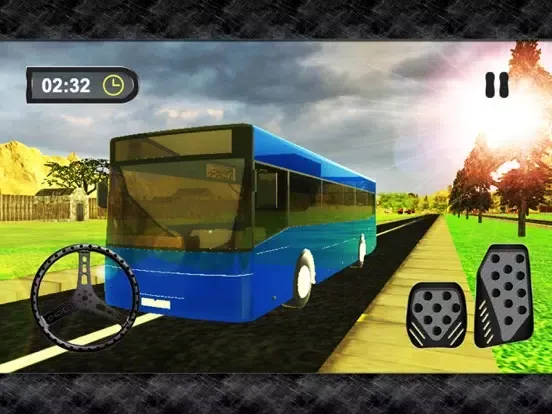 3D Bus Parking- City Driving Test Simulator iPad  سکرین شاٹس