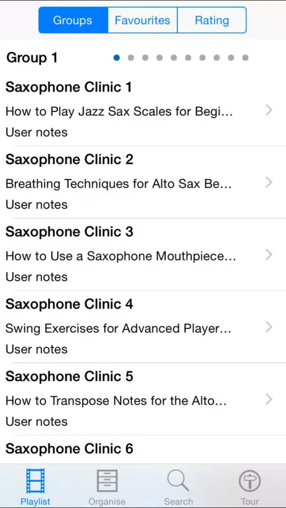 Saxophone Clinic Screenshots