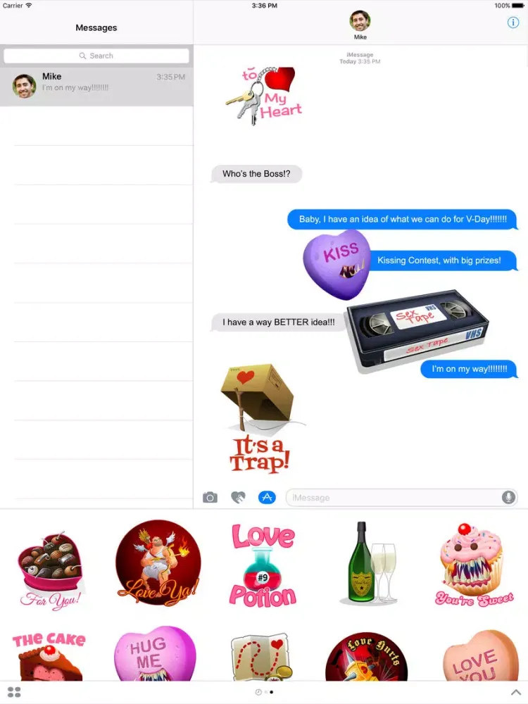 Screenshot di My Crazy Valentine iPad 