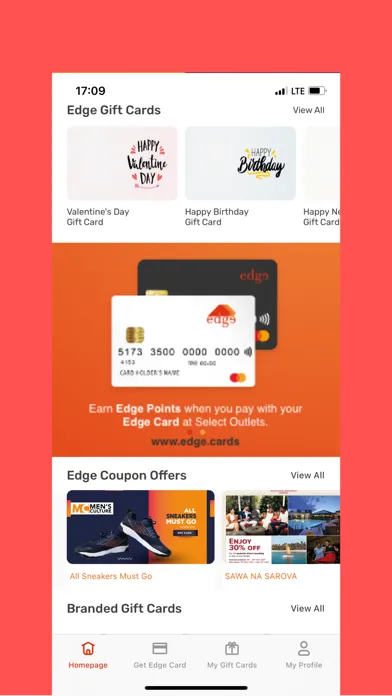 ภาพหน้าจอของ Edge by Edge Cards