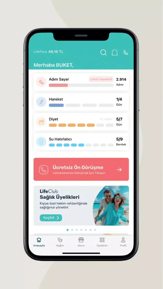 Acıbadem LifeClub - SuperApp 스크린샷