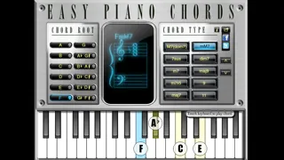 Easy Piano Chords سکرین شاٹس