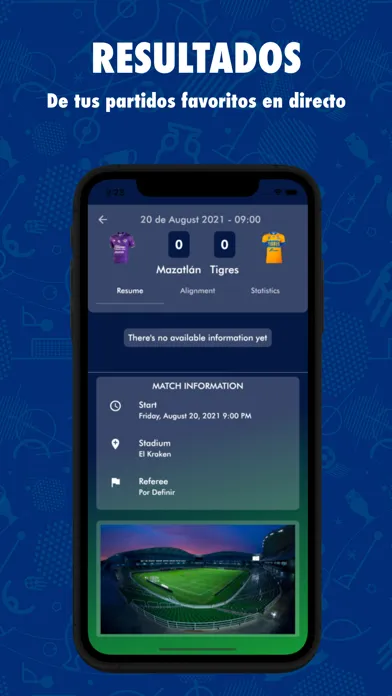Captures d'écran de México - Liga 2021
