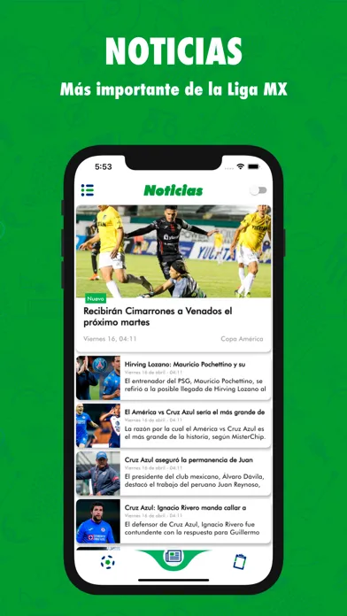 Captures d'écran de México - Liga 2021