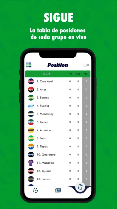 Captures d'écran de México - Liga 2021