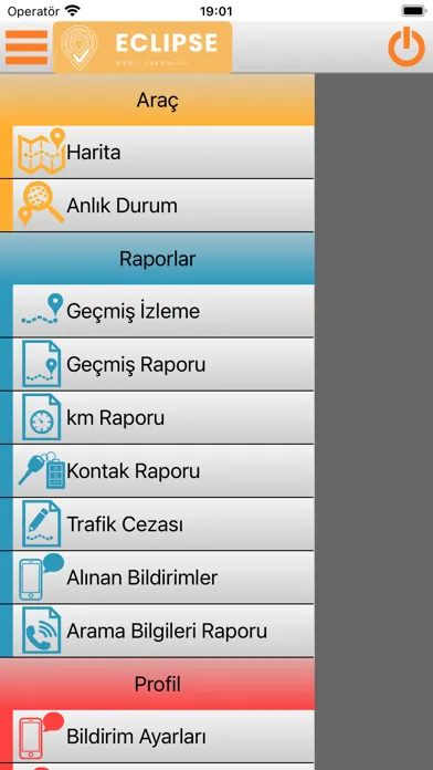 Zrzuty ekranu Eclipse Mobil Araç Takip