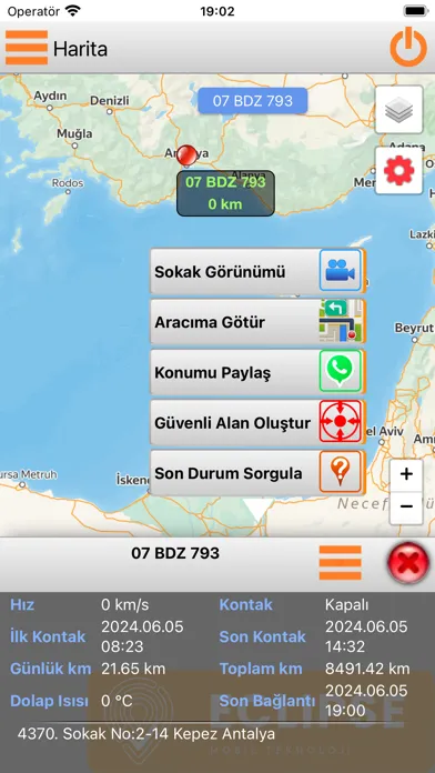 Zrzuty ekranu Eclipse Mobil Araç Takip