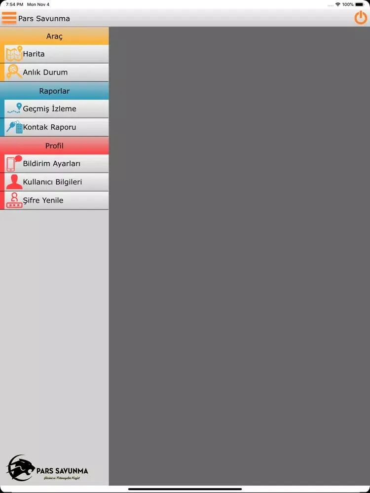 Pars Takip iPad  Screenshots