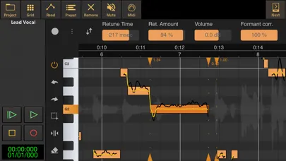 Vocal Tune Studio سکرین شاٹس