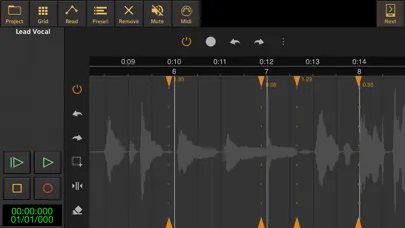 Vocal Tune Studio سکرین شاٹس