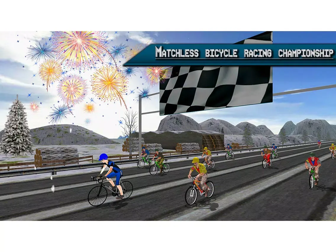 Extreme Highway Bike Racing 2017 - Bicycle Race 3D iPad  Screenshots