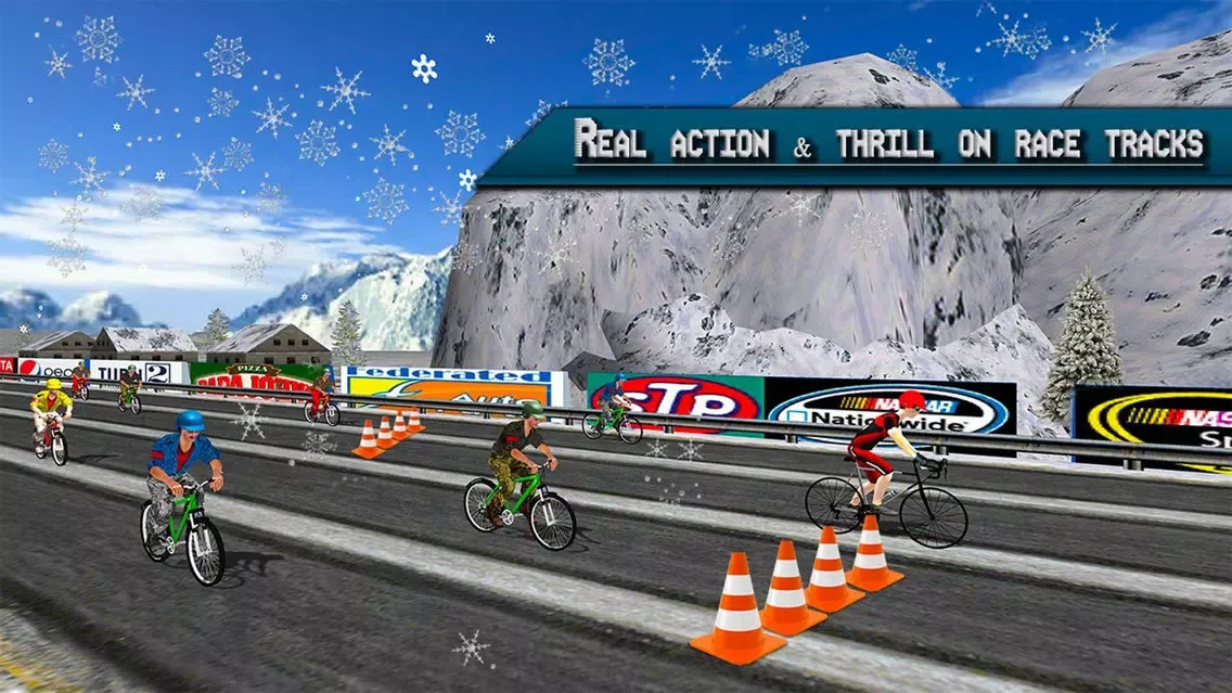 Extreme Highway Bike Racing 2017 - Bicycle Race 3D Screenshots