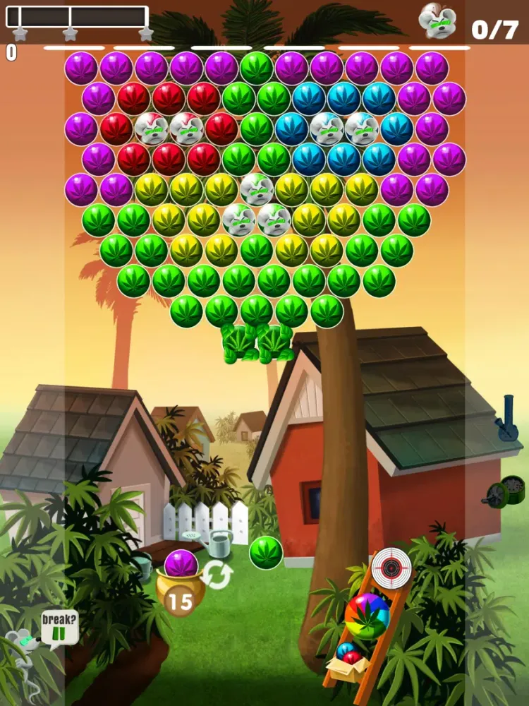 Weed Bubble Shooter Match 3 iPad  سکرین شاٹس