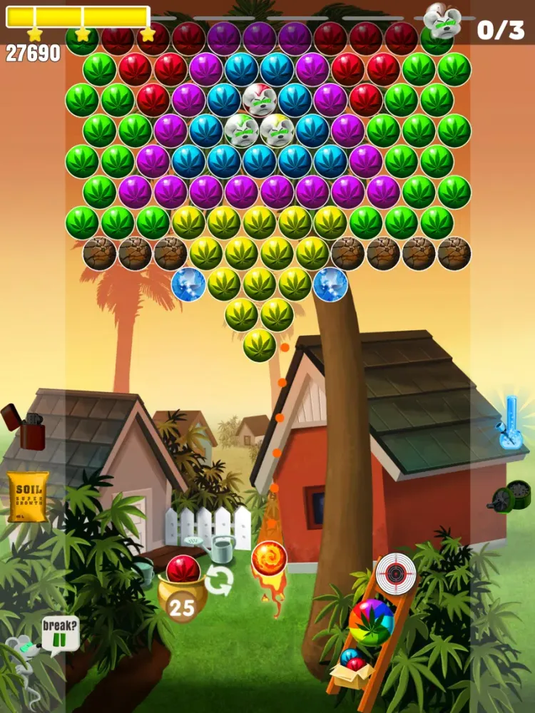 Weed Bubble Shooter Match 3 iPad  سکرین شاٹس
