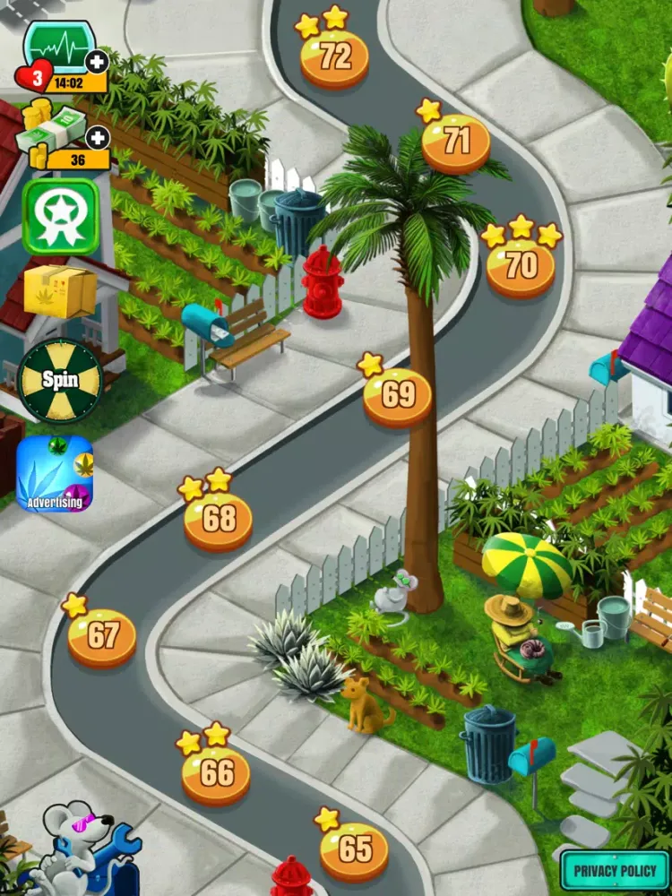 Weed Bubble Shooter Match 3 iPad  سکرین شاٹس