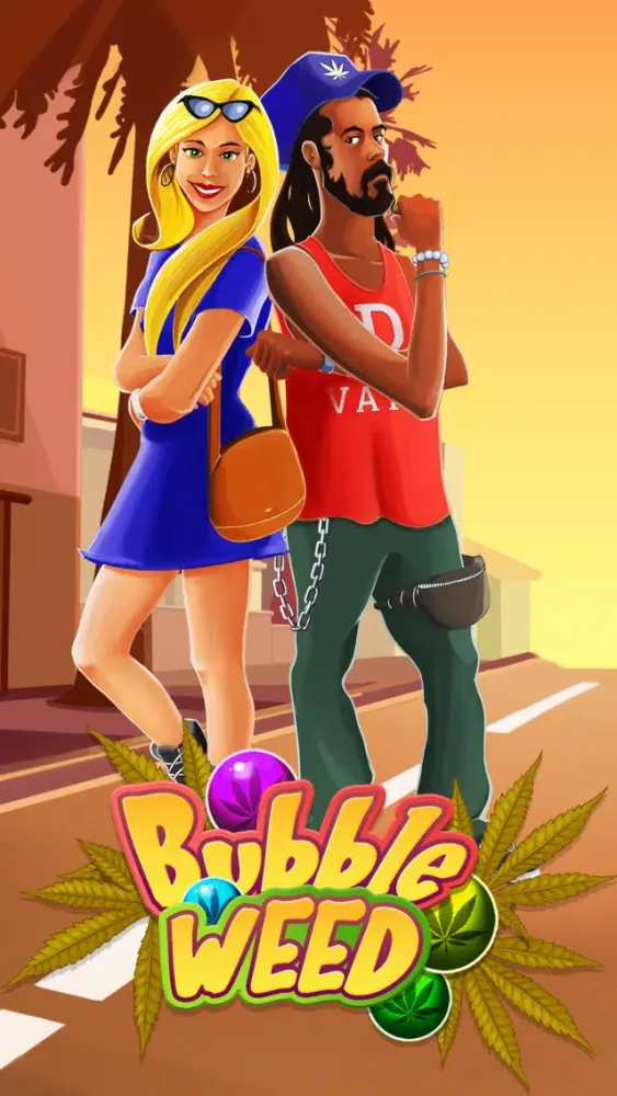 Weed Bubble Shooter Match 3 سکرین شاٹس